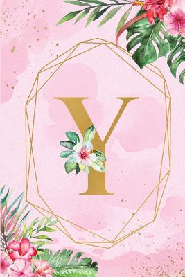 Read online Y: Monogram Initial Y Notebook for Women & Girls, Pink Tropical Floral Journal to Write in, College Ruled Composition Notebook, 6 x 9 Blank Line Summer Beach Travel Gift Diary Note Book - Reborn Root Books file in PDF