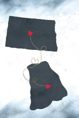 Download North Dakota & Rhode Island: Long Distance Out of State Notebook - Blank Lines -  | ePub