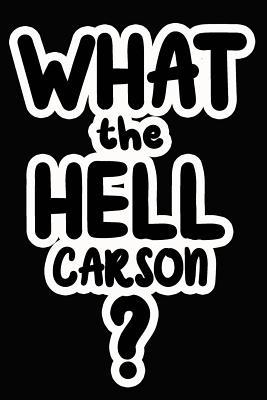 Download What the Hell Carson?: College Ruled Composition Book - James Goode file in ePub