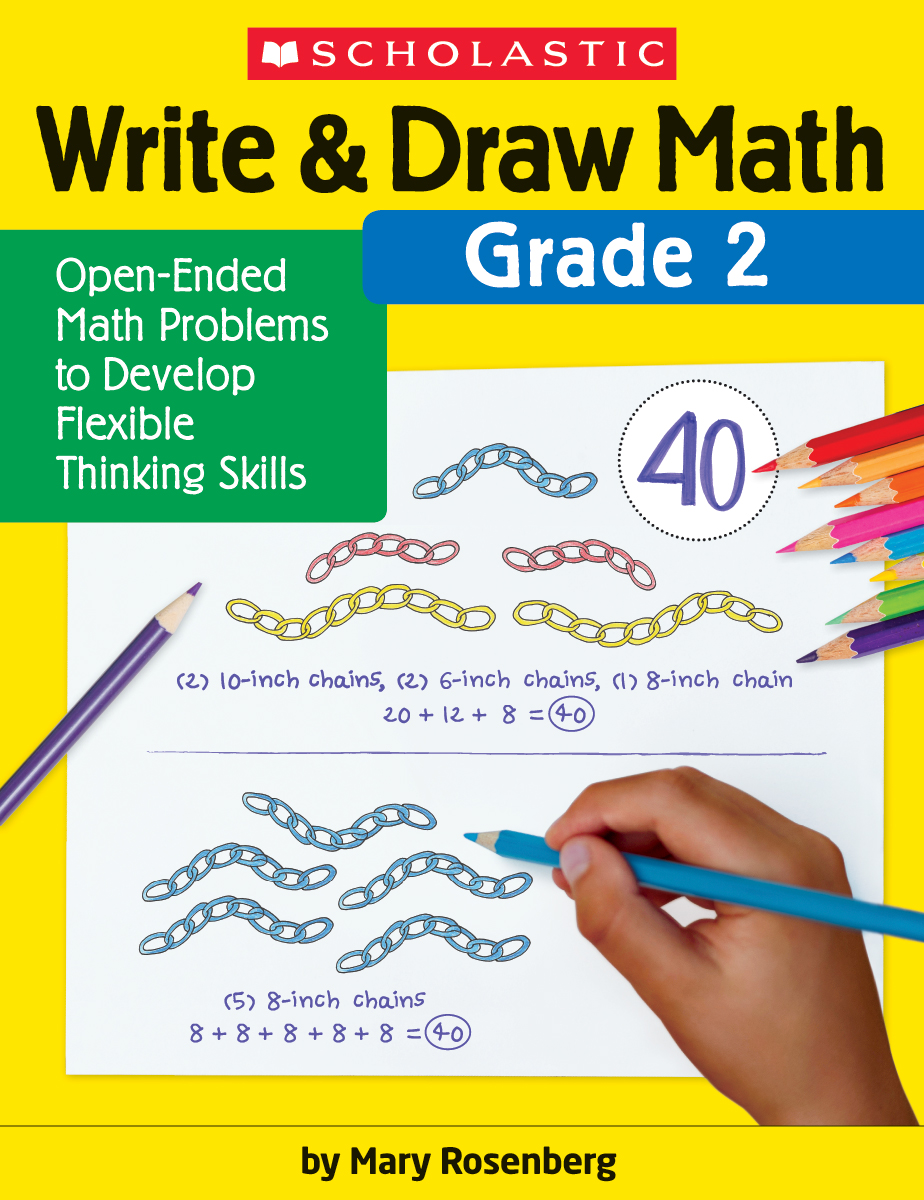 Download Write Draw Math: Grade 2: Open-Ended Math Problems to Develop Flexible Thinking Skills - Mary Rosenberg file in ePub