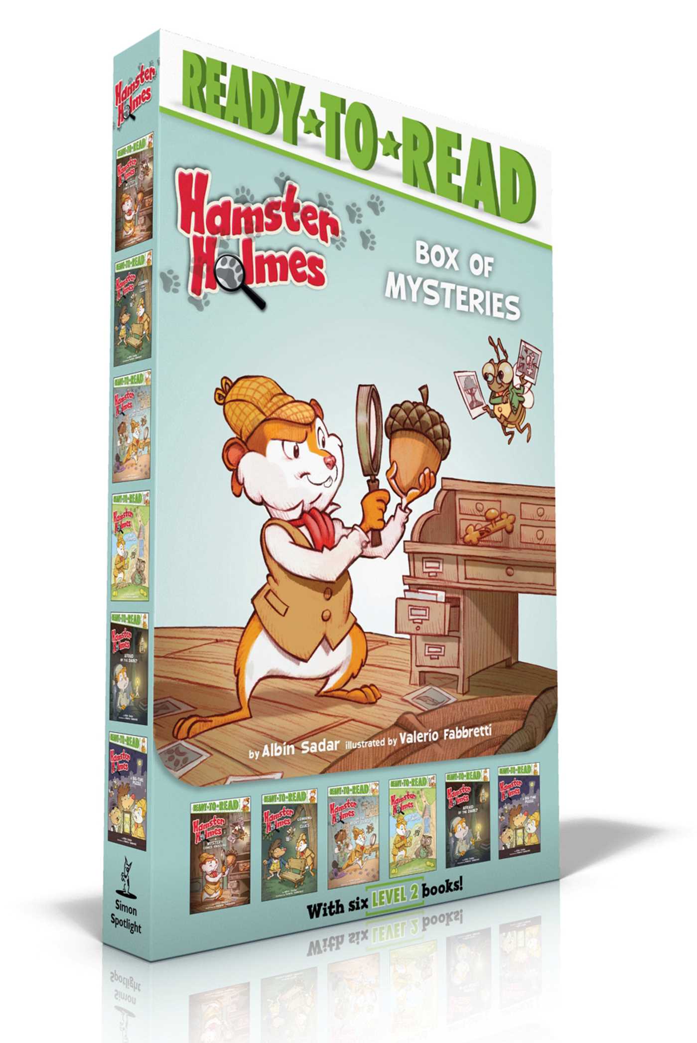 Read Online Hamster Holmes Box of Mysteries: Hamster Holmes, a Mystery Comes Knocking; Hamster Holmes, Combing for Clues; Hamster Holmes, On the Right Track; Hamster Holmes, A Bit Stumped; Hamster Holmes, Afraid of the Dark?; Hamster Holmes, A Big Time Puzzle - Albin Sadar file in PDF